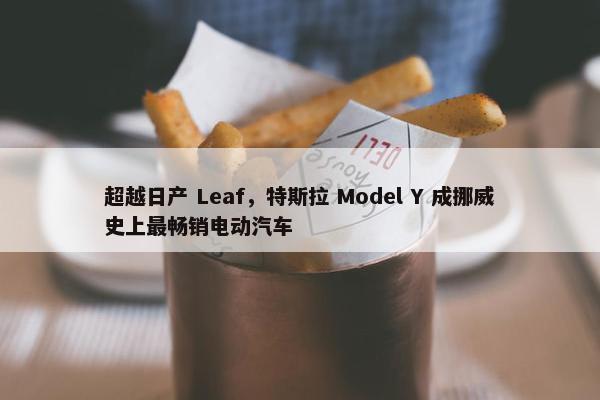 超越日产 Leaf，特斯拉 Model Y 成挪威史上最畅销电动汽车